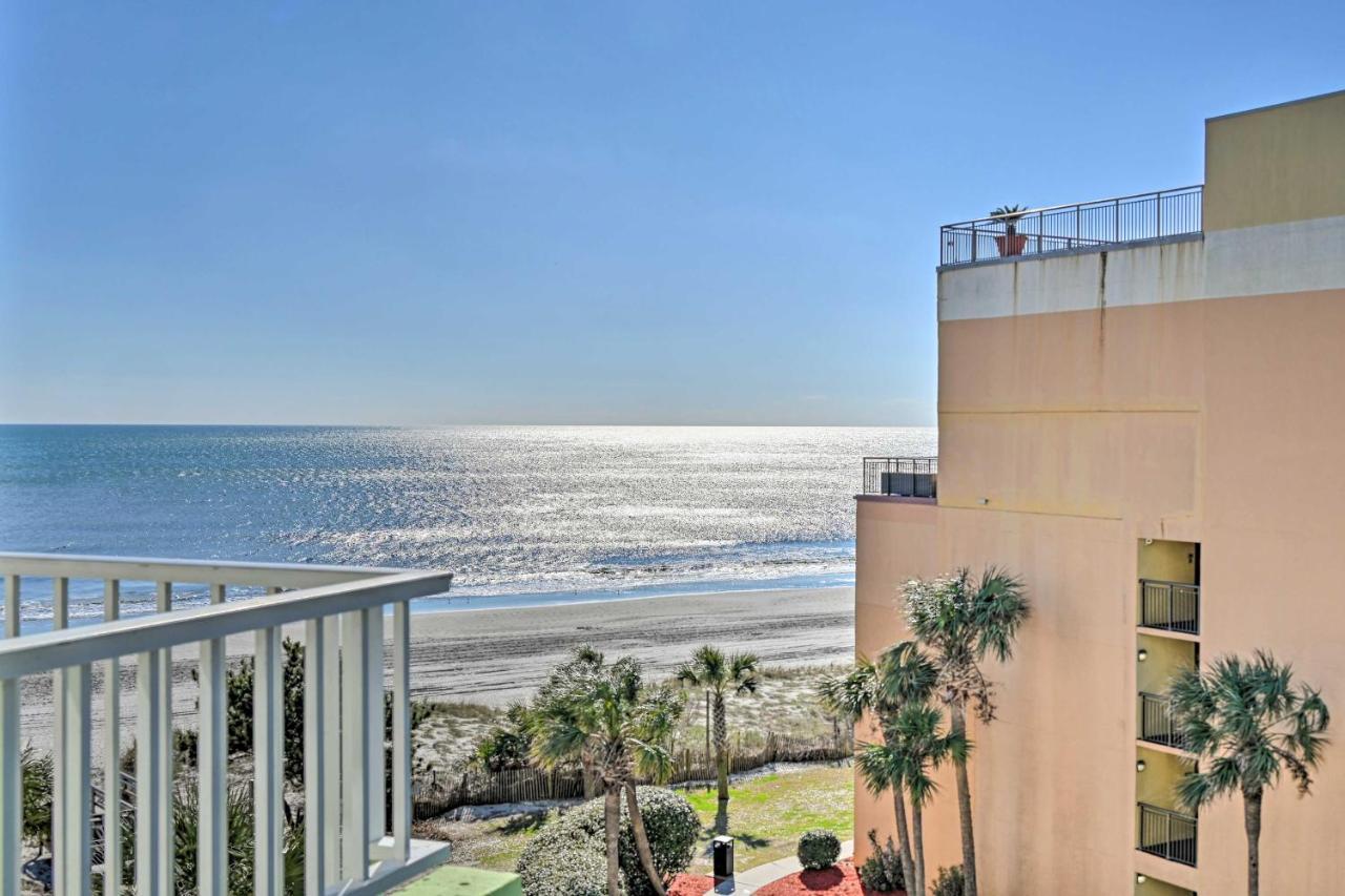 Beachfront Condo In Myrtle Beach With Pool Access Eksteriør bilde