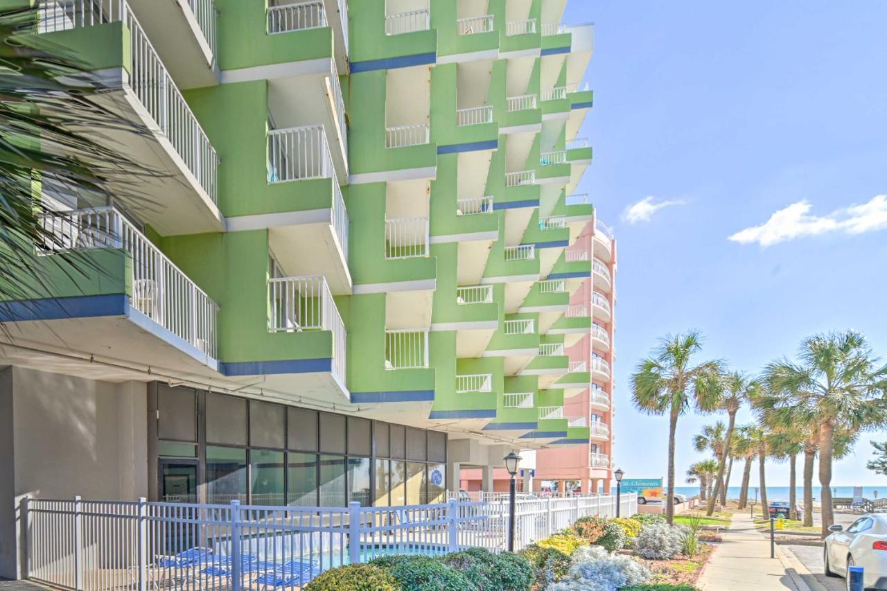 Beachfront Condo In Myrtle Beach With Pool Access Eksteriør bilde