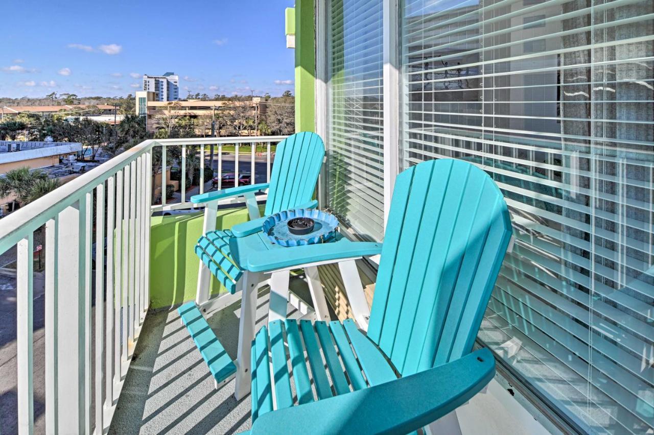 Beachfront Condo In Myrtle Beach With Pool Access Eksteriør bilde